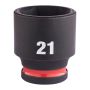 Milwaukee - Nasadka udarowa SHW 3/8" 21 mm Hex - 4932480278 - 2