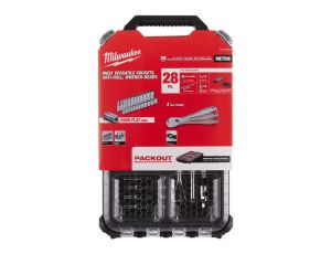 Milwaukee - Nasadki1/4˝ z grzechotką - metryczne - zestaw 28 szt. w organizerze PACKOUT™ SLIM średnim - 4932478812 - image 2