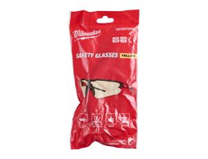 Milwaukee - Okulary ochronne odporne na zarysowania - szkła żółte 1 para - 4932478927 - image 2