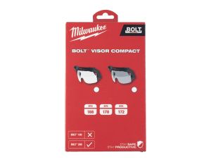 Milwaukee - Okulary przyciemniane do hełmów BOLT™200 (kompaktowe)  - 1 szt. - 4932479947