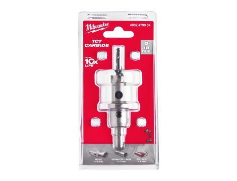 Milwaukee - Otwornice jednoczęściowe z węglika spiekanego TCT 18mm - 4932479034 - 2