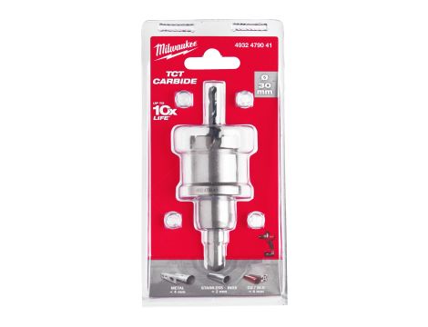Milwaukee - Otwornice jednoczęściowe z węglika spiekanego TCT 30mm - 4932479041 - 2