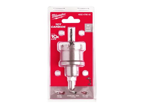 Milwaukee - Otwornice jednoczęściowe z węglika spiekanego TCT 40mm - 4932479045 - 2