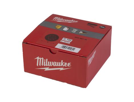 Milwaukee - Papier ścierny Ø125/8 otworów G180 - 50 szt. - 4932492195 - 2