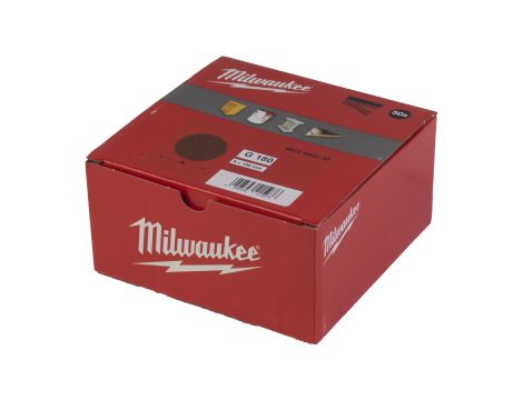 Milwaukee - Papier ścierny Ø150/6 otworów G180 - 50 szt. - 4932492230 - 2
