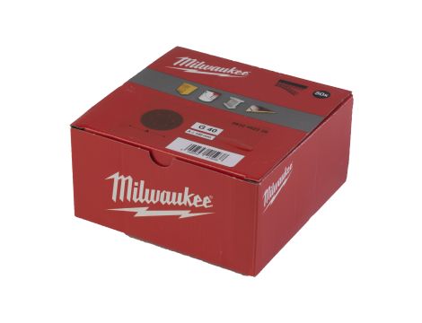 Milwaukee - Papier ścierny Ø150/6 otworów G40 - 50 szt. - 4932492226 - 2