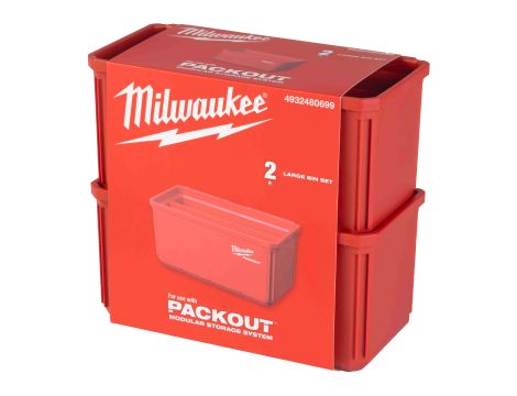 Milwaukee - Pojemnik PACKOUT™ 10x20 cm - 2 szt. - 4932480699 - 2
