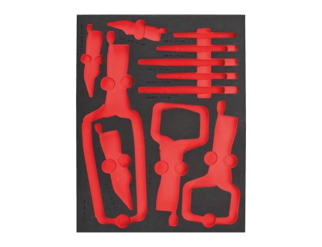 Milwaukee - Pusta wkładka piankowa do wózków narzędziowych (zestaw:4932493680) - 4932493680
