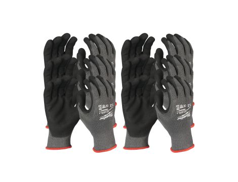 Milwaukee - Rękawice odporne na przecięcia - poz. E - rozm L/9 - 12 par - 4932471623