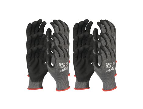 Milwaukee - Rękawice odporne na przecięcia - poz. E - rozm M/8 - 12 par - 4932471622