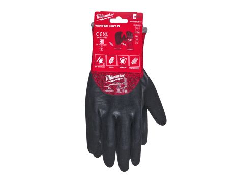 Milwaukee - Rękawice odporne na przecięcia - zimowe - poz. D - rozm L/9 - 1 para - 4932480613
