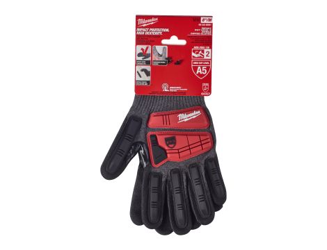 Milwaukee - Rękawice odporne na przecięcia i uderzenia - poz. E - rozm L/9 - 1 para - 4932479571 - 2