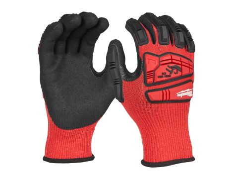 Milwaukee - Rękawice odporne na przecięcia o podwyższonej odporności na uderzenia - poz. C - rozm M/8 1 para - 4932498530