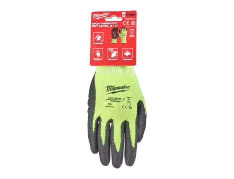 Milwaukee - Rękawice odporne na przecięcia o podwyższonej widzialności - poz. C - rozm S/7 - 1 para - 4932479721 - 2