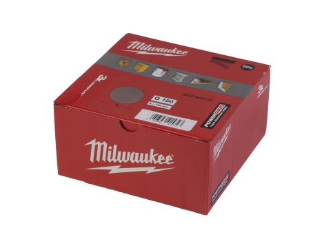 Milwaukee - Siatka ścierna POWERGRID Ø125 G180 - 50 szt. - 4932492205 - 2