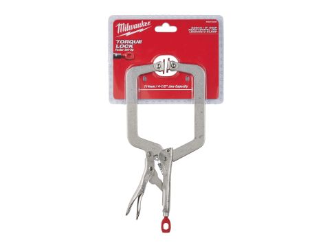 Milwaukee - Szczypce zaciskowe typ C szerokie z ruchomymi końcówkami - 9" - 4932472258 - 2