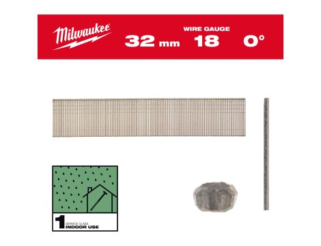Milwaukee - Sztyfty 18G/32mm-5 tys. szt. - M18FN18GS - 4932492553