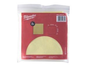 Milwaukee - Ściereczka do polerowania żółta 40x40 mm - 2 szt. - 4932492307 - image 2