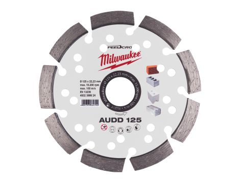 Milwaukee - Tarcza diamentowa AUDD 125 mm - 4932399824