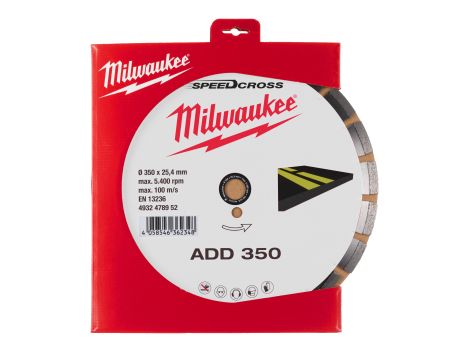 Milwaukee - Tarcza diamentowa do asfaltu ADD 350 mm - 4932478952 - 2