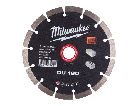 Milwaukee - Tarcza diamentowa DU 180 x 22,2 mm - 4932399523