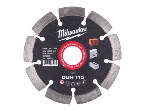 Milwaukee - Tarcza diamentowa DUH 230 x 22,2 mm - 4932399542 - 3