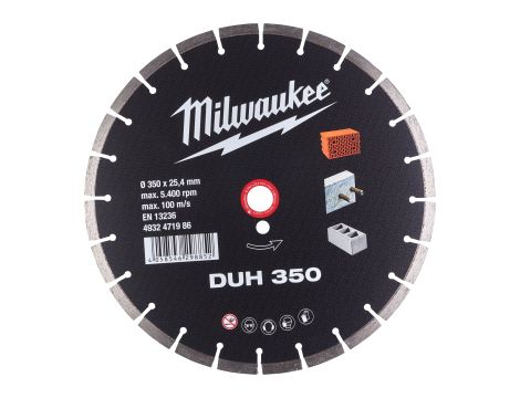 Milwaukee - Tarcza diamentowa DUH 350 mm - 4932471986