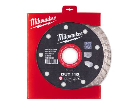Milwaukee - Tarcza diamentowa DUT 115  x 22,2 mm - 4932399526 - 2