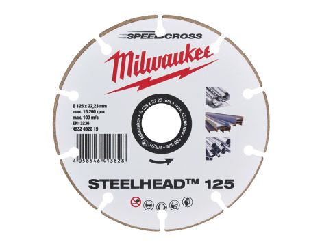 Milwaukee - Tarcza diamentowa Steelhead 125 mm - 4932492015