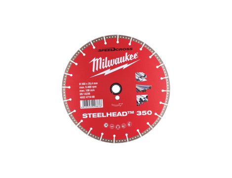 Milwaukee - Tarcza diamentowa STEELHEAD 350 - 4932471988