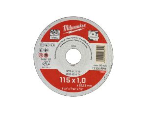 Milwaukee - Tarcza do cięcia metalu Contractor 115X1 - 200szt. - 4932451475