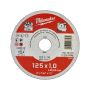 Milwaukee - Tarcza do cięcia metalu Contractor 125X1 - 200szt.  - 4932451478 - 2