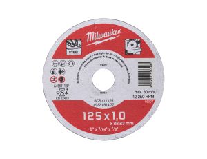 Milwaukee - Tarcza do cięcia metalu Contractor 125X1 mm - 4932451477 - opakowanie 50 szt. Cena za szt. - image 2