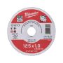 Milwaukee - Tarcza do cięcia metalu Contractor 125X1 mm - 4932451477 - opakowanie 50 szt. Cena za szt. - 2