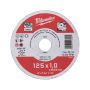 Milwaukee - Tarcza do cięcia metalu Contractor 125X1 mm - 4932451477 - opakowanie 50 szt. Cena za szt. - 3