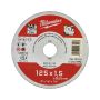 Milwaukee - Tarcza do cięcia metalu Contractor 125X1,5 mm - 4932451479 - opakowanie 25 szt. Cena za szt. - 2