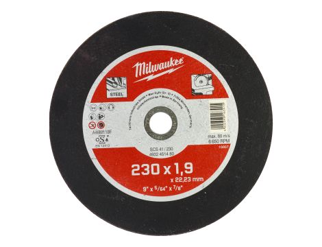 Milwaukee - Tarcza do cięcia metalu Contractor 230X1,9 mm - 4932451480 - opakowanie 25 szt. Cena za szt.