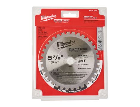 Milwaukee - Tarcza do metalu 150x20x1,6x34 - 48404080 - 2