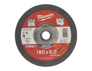 Milwaukee - Tarcza do szlifowania metalu 180X6 PRO+ - 1szt - 4932451503 - opakowanie 10 szt. Cena za szt. - image 2