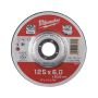 Milwaukee - Tarcza do szlifowania metalu Contractor 125X6 mm - 4932451482 - opakowanie 25 szt. Cena za szt. - 2