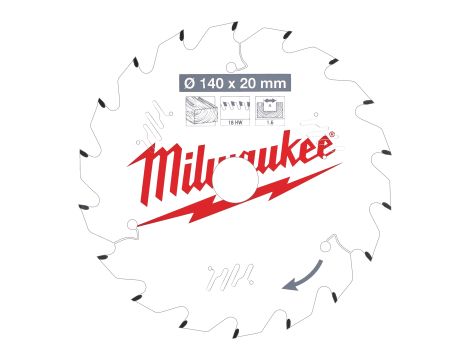 Milwaukee - Tarcza pilarska 140X20X1.6X18ATB - 4932471310