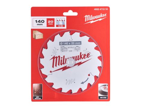 Milwaukee - Tarcza pilarska 140X20X1.6X18ATB - 4932471310 - 2