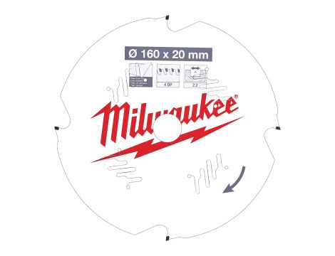 Milwaukee - Tarcza pilarska 160X20X2.2X4D - 4932471293