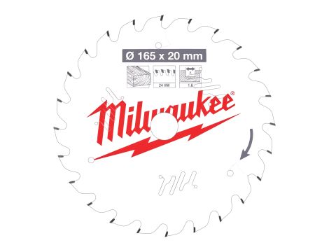 Milwaukee - Tarcza pilarska 165x20x1.6x24ATB - 4932471931