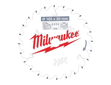 Milwaukee - Tarcza pilarska 165X20X2.2X24ATB - 4932471294