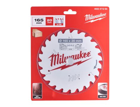 Milwaukee - Tarcza pilarska 165X20X2.2X24ATB - 4932471294 - 2