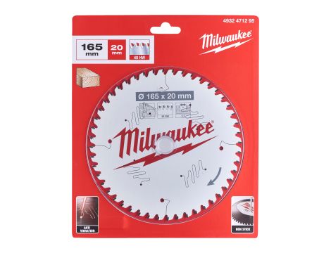 Milwaukee - Tarcza pilarska 165X20X2.2X48ATB - 4932471295 - 2