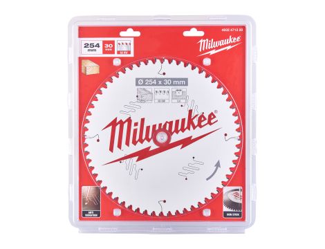 Milwaukee - Tarcza pilarska 254X30X3.0X60ATB NEG. - 4932471320 - 2
