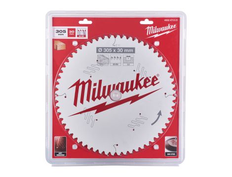 Milwaukee - Tarcza pilarska 305X30X3.0X60ATB NEG. - 4932471321 - 2