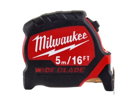 Milwaukee - Taśma miernicza Premium Wide 5 m / 16 ft - 4932471817 - opakowanie 6 szt. Cena za szt.